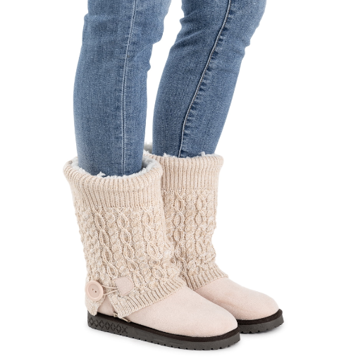 MUK LUKS Women's Janie Cozy Sweater Boot